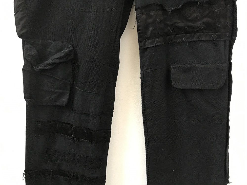 Issey Miyake Issey Miyake Sunao Kuwahara Multi Pocket Boro Black Cargo Size US 29 - 3 Thumbnail