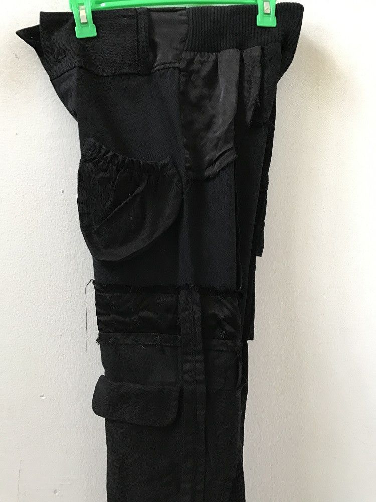 Issey Miyake Issey Miyake Sunao Kuwahara Multi Pocket Boro Black Cargo Size US 29 - 15 Thumbnail