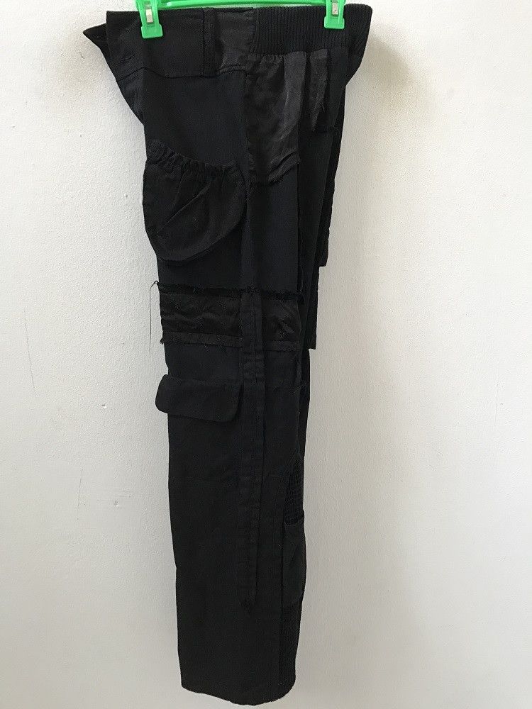 Issey Miyake Issey Miyake Sunao Kuwahara Multi Pocket Boro Black Cargo Size US 29 - 14 Thumbnail