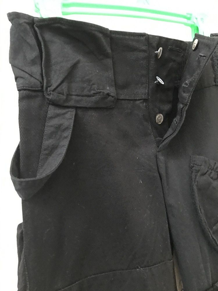 Issey Miyake Issey Miyake Sunao Kuwahara Multi Pocket Boro Black Cargo Size US 29 - 6 Thumbnail