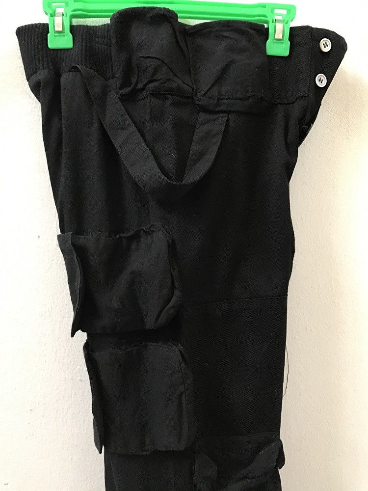 Issey Miyake Issey Miyake Sunao Kuwahara Multi Pocket Boro Black Cargo Size US 29 - 17 Thumbnail