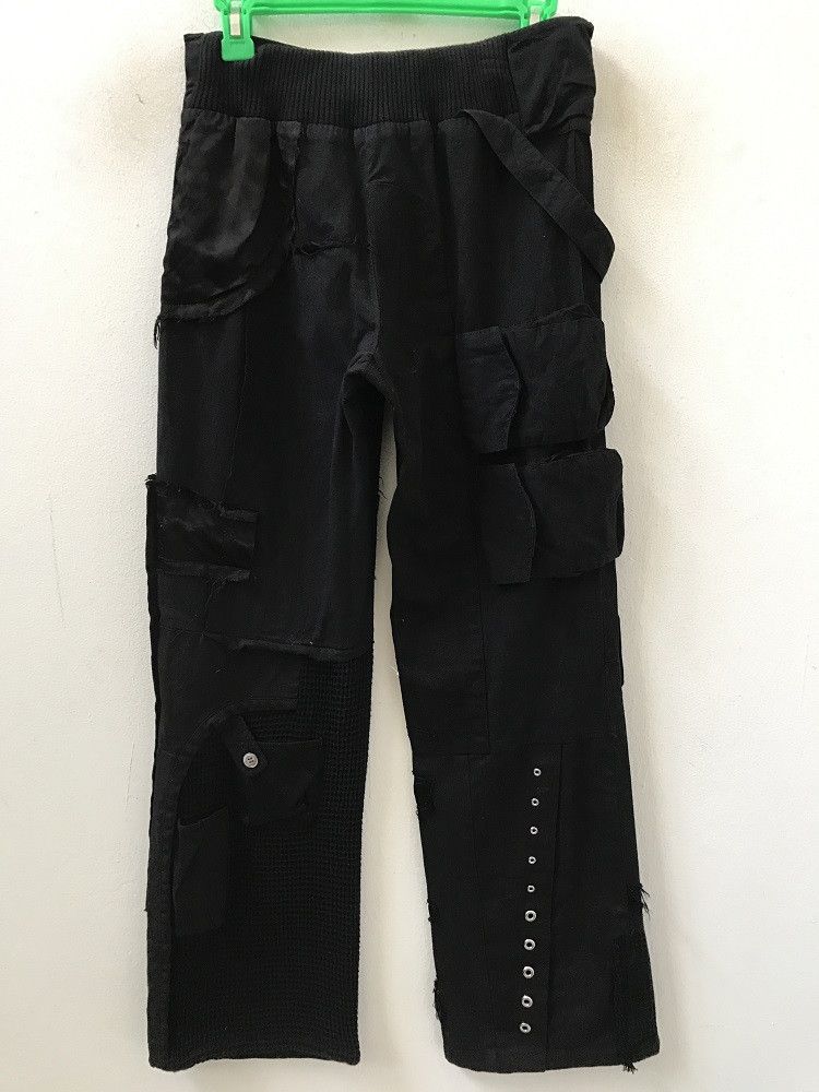 Issey Miyake Issey Miyake Sunao Kuwahara Multi Pocket Boro Black Cargo Size US 29 - 7 Thumbnail