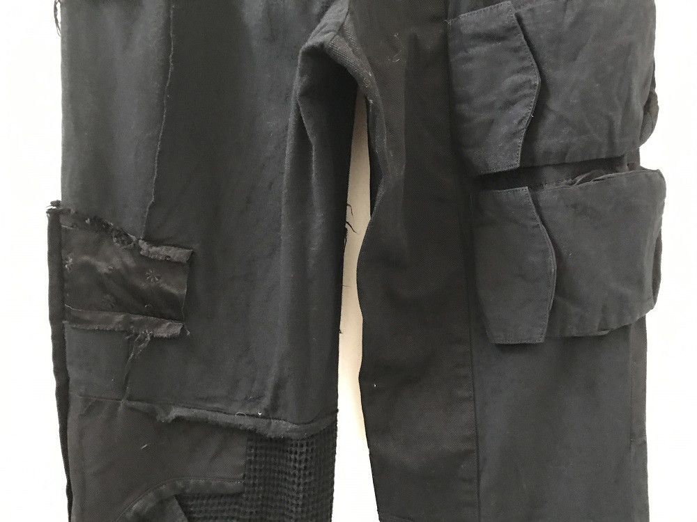 Issey Miyake Issey Miyake Sunao Kuwahara Multi Pocket Boro Black Cargo Size US 29 - 10 Thumbnail