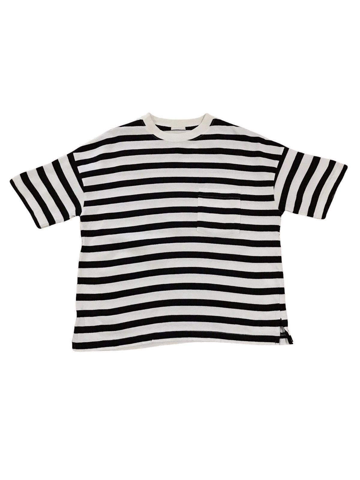 Japanese Brand Japanese Brand Gu Cropped Stripes Grunge Kurt Cobain Style Size US S / EU 44-46 / 1 - 1 Thumbnail