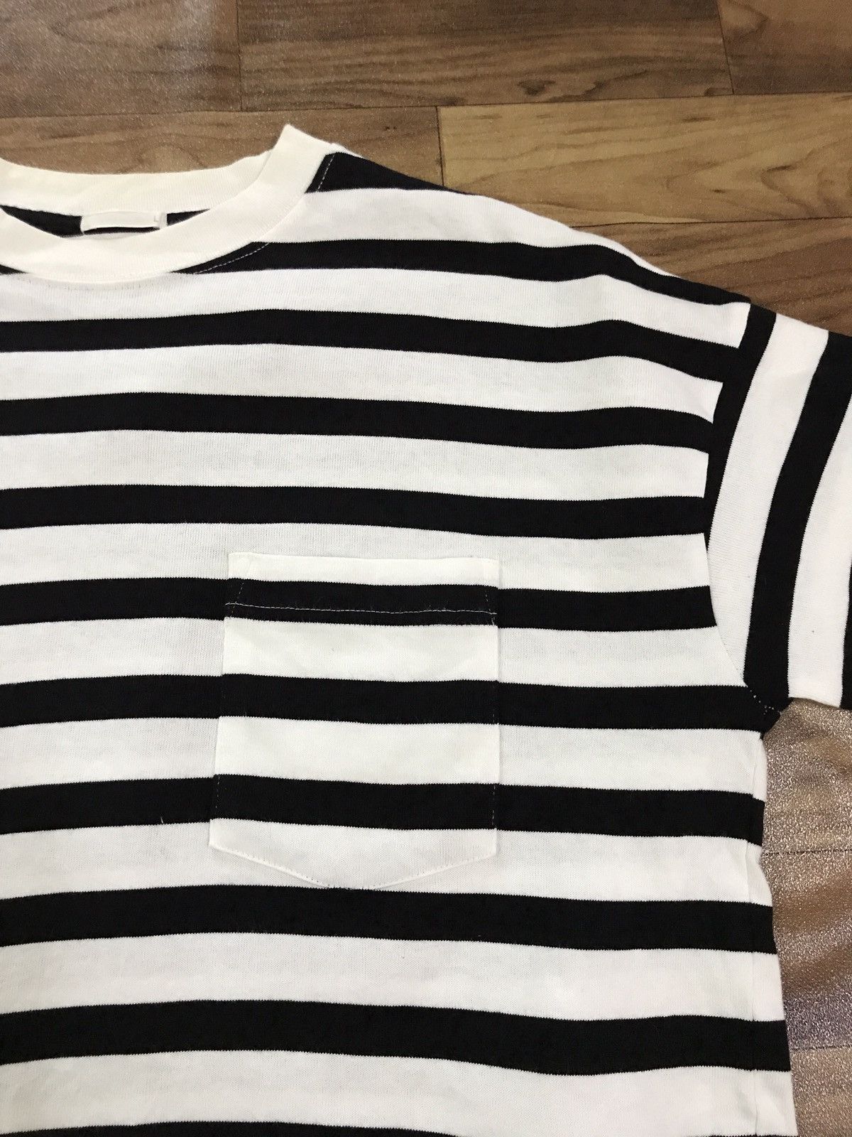 Japanese Brand Japanese Brand Gu Cropped Stripes Grunge Kurt Cobain Style Size US S / EU 44-46 / 1 - 3 Thumbnail