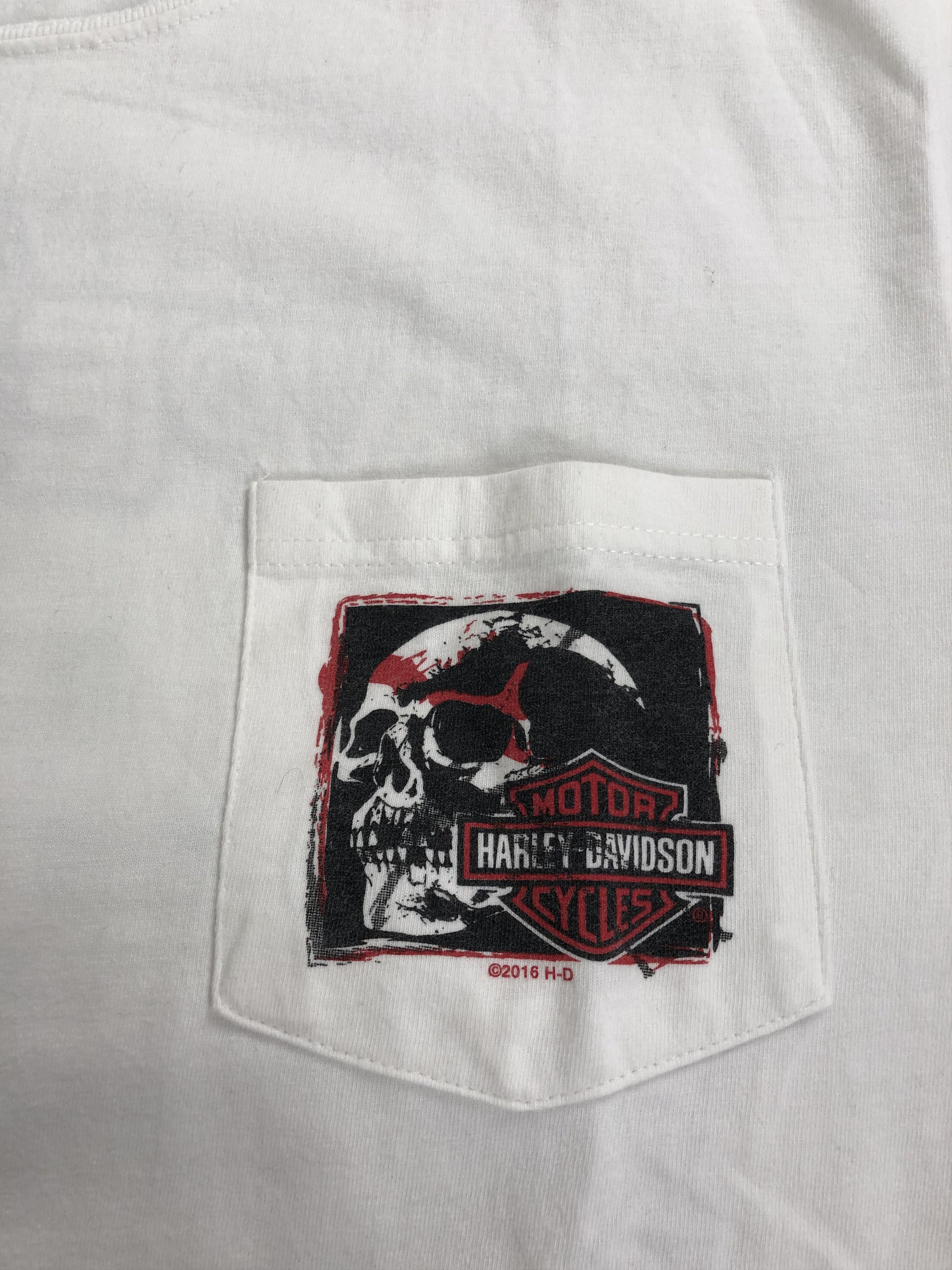 Harley Davidson Vintage 2016 Harley Davidson South Africa (3D Emblem Flames Size US L / EU 52-54 / 3 - 3 Thumbnail