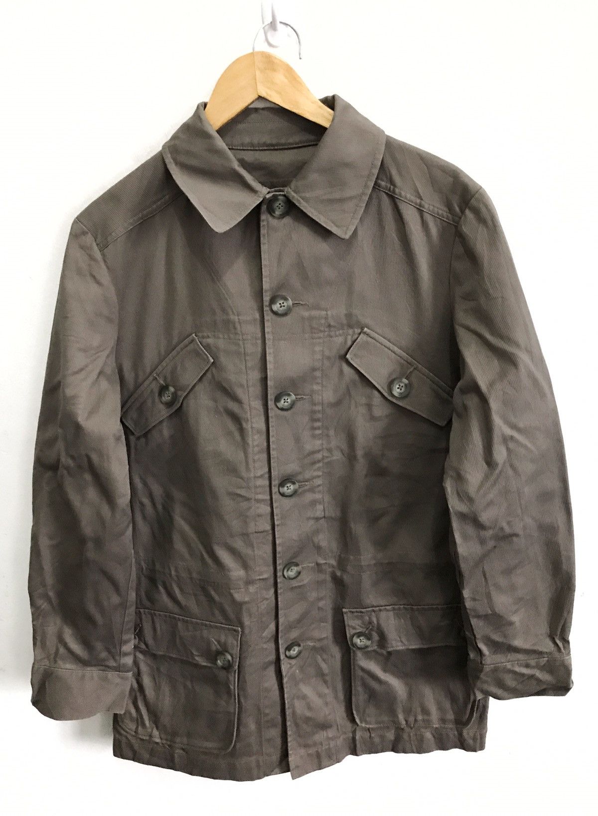 L.L. Bean L.L. Bean Military Army Design Button Shirt Jacket Size US S / EU 44-46 / 1 - 1 Thumbnail