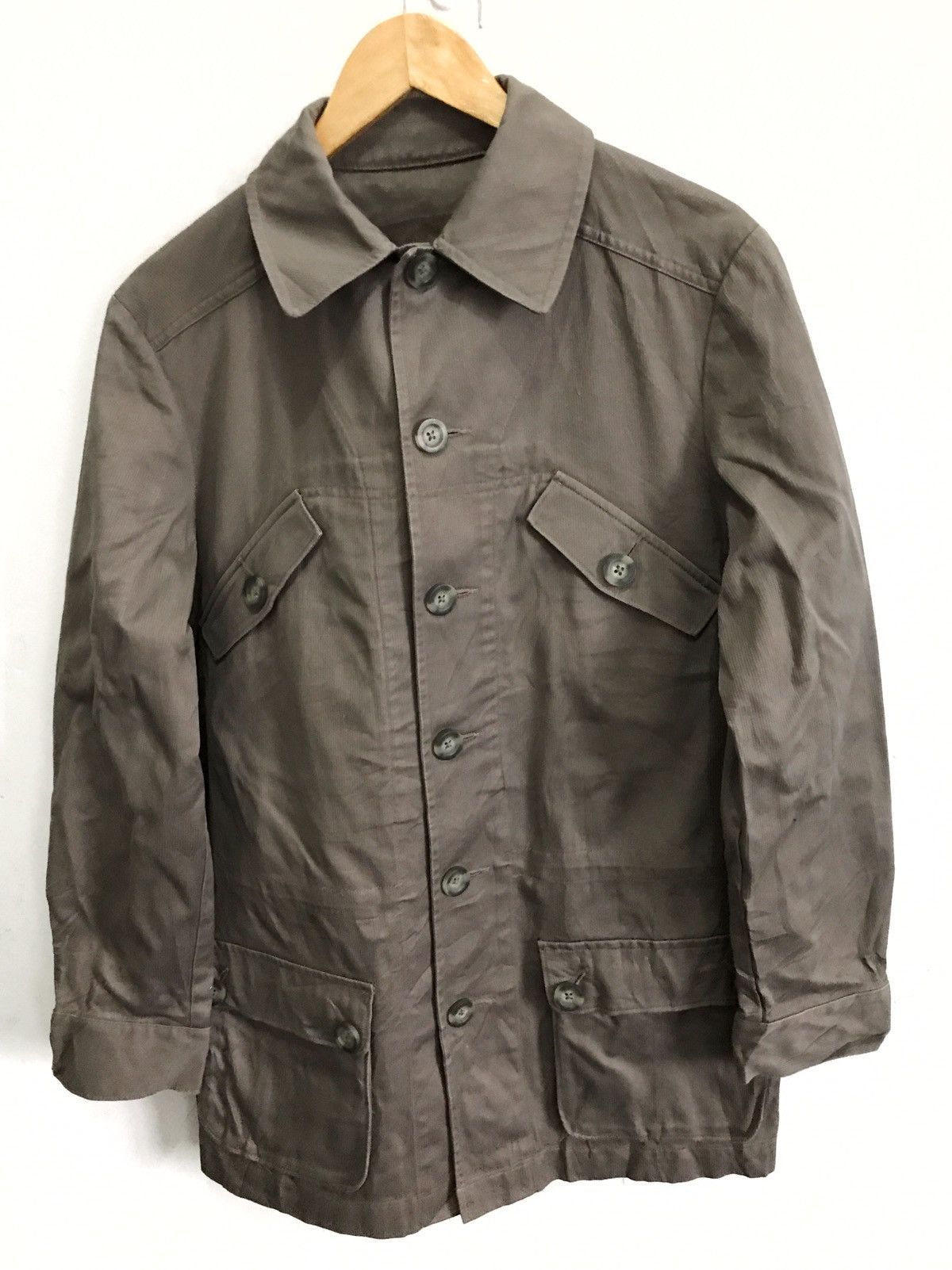 L.L. Bean L.L. Bean Military Army Design Button Shirt Jacket Size US S / EU 44-46 / 1 - 3 Thumbnail