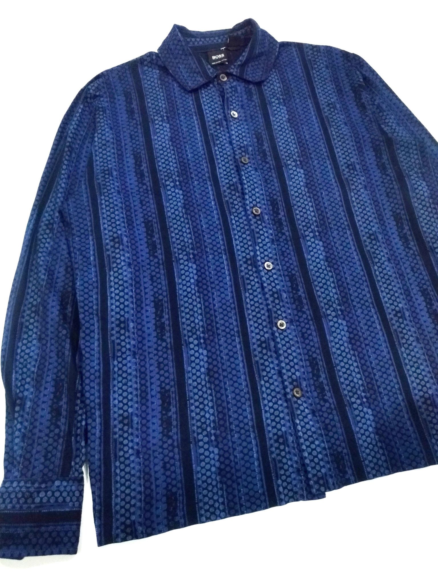 Designer × Hugo Boss RARE! HUGO BOSS MADE IN ITALY LUXURY ABSTRACT DOTS DESIGN Size US M / EU 48-50 / 2 - 4 Thumbnail