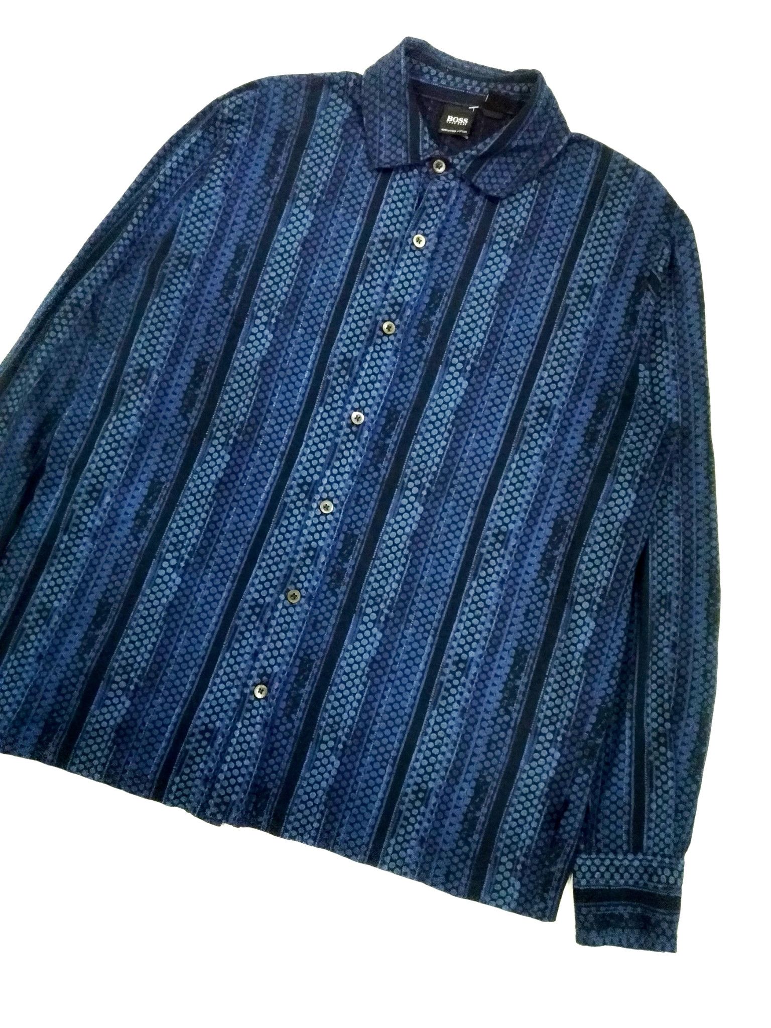 Designer × Hugo Boss RARE! HUGO BOSS MADE IN ITALY LUXURY ABSTRACT DOTS DESIGN Size US M / EU 48-50 / 2 - 3 Thumbnail