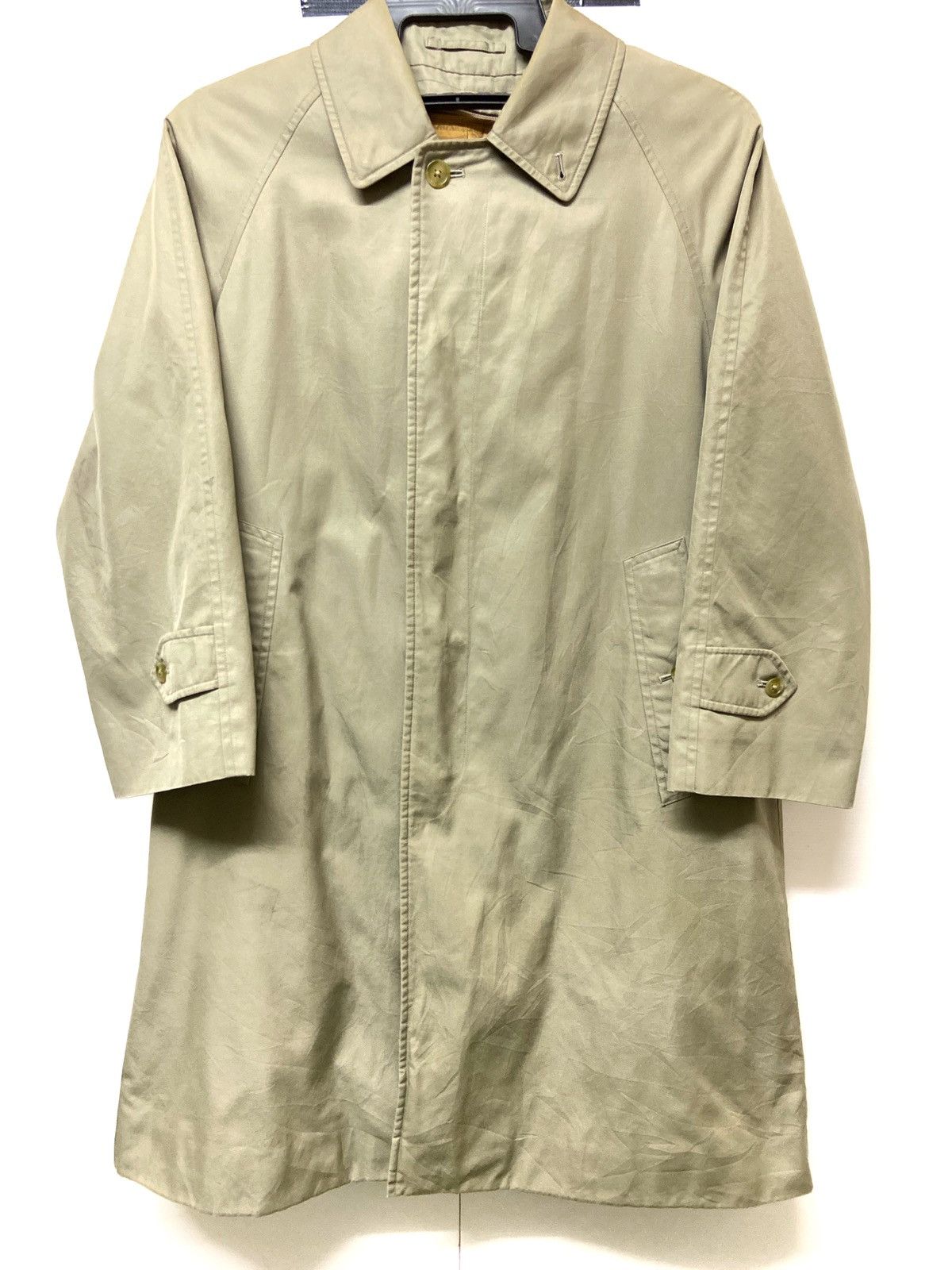 Burberry × Burberry Prorsum × Vintage Vintage 90's Burberrys NovaCheck Trench Coat Jacket Size US M / EU 48-50 / 2 - 2 Thumbnail