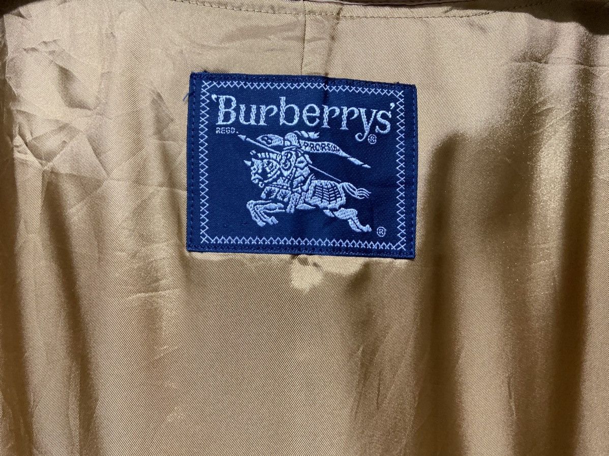 Burberry × Burberry Prorsum × Vintage Vintage 90's Burberrys NovaCheck Trench Coat Jacket Size US M / EU 48-50 / 2 - 7 Thumbnail