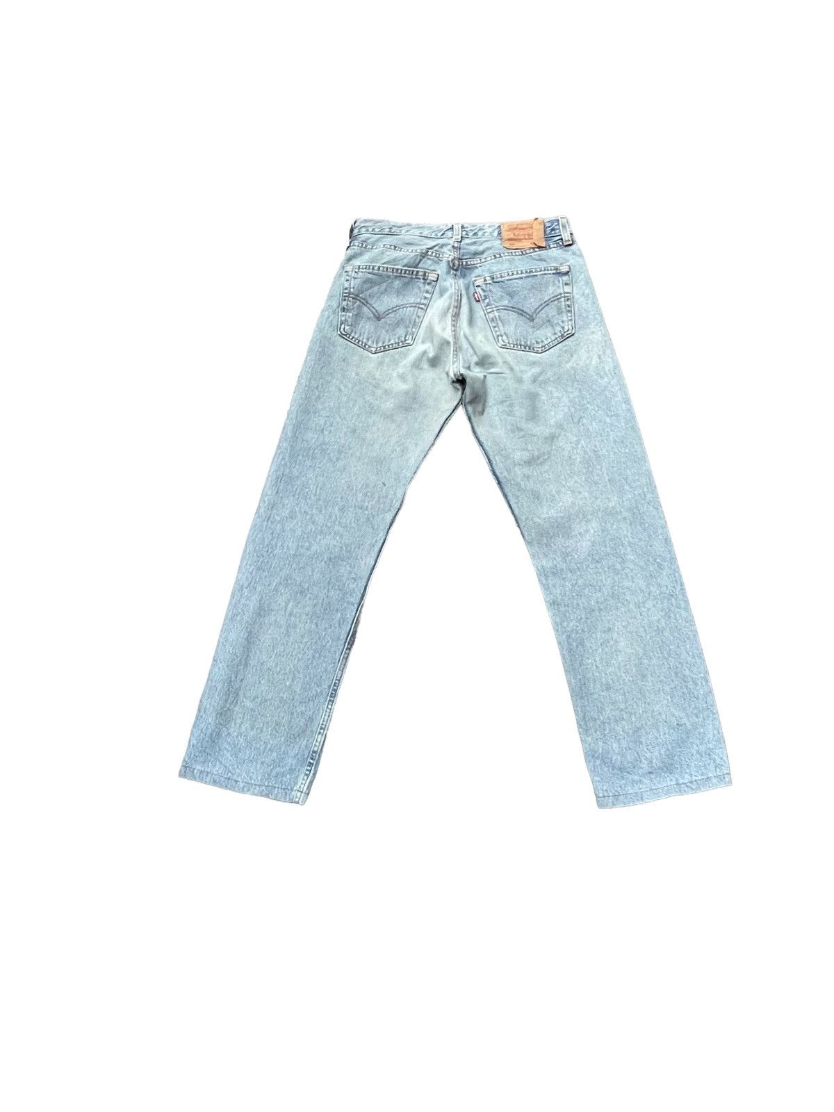Levi's Vintage 1998 Levis 501 e Faded Stone Wash Size US 31 - 8 Thumbnail