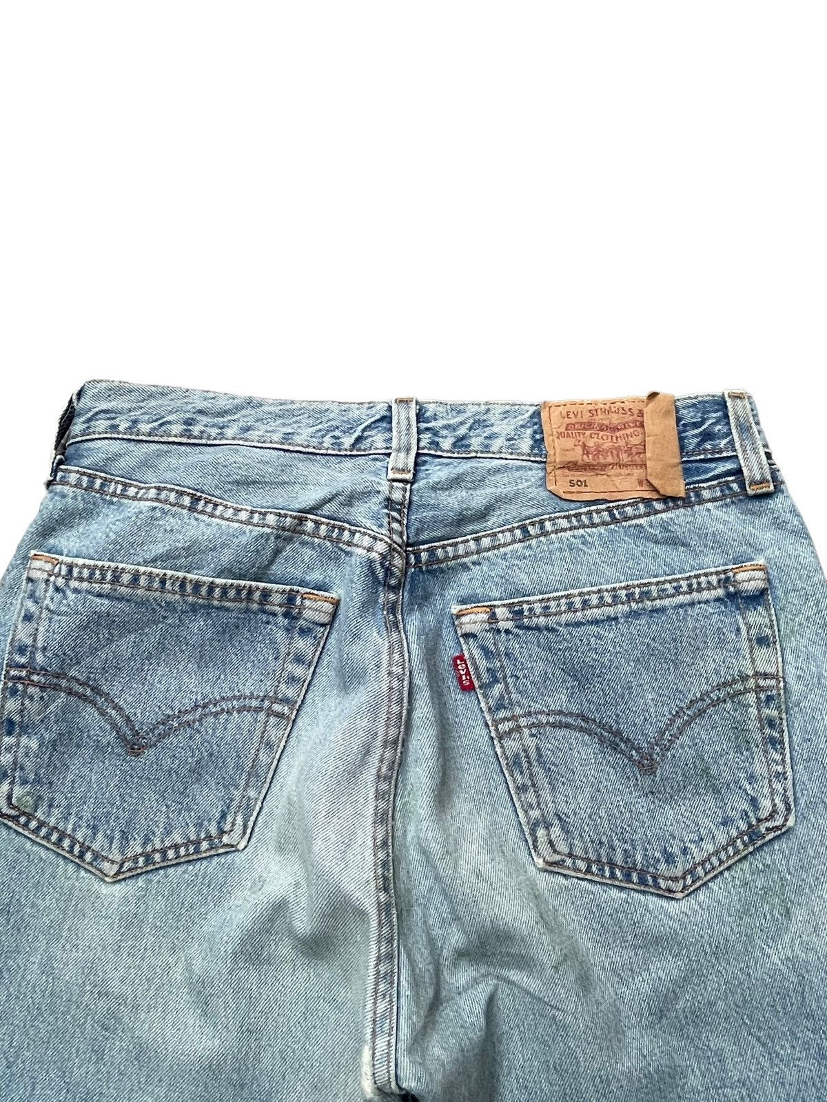 Levi's Vintage 1998 Levis 501 e Faded Stone Wash Size US 31 - 10 Thumbnail