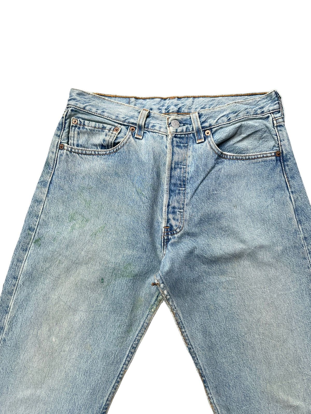 Levi's Vintage 1998 Levis 501 e Faded Stone Wash Size US 31 - 4 Thumbnail