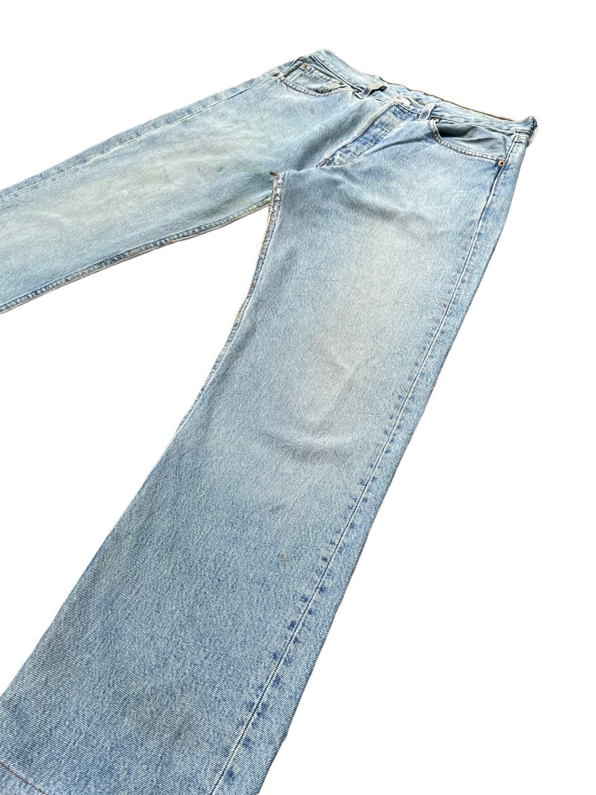 Levi's Vintage 1998 Levis 501 e Faded Stone Wash Size US 31 - 2 Thumbnail