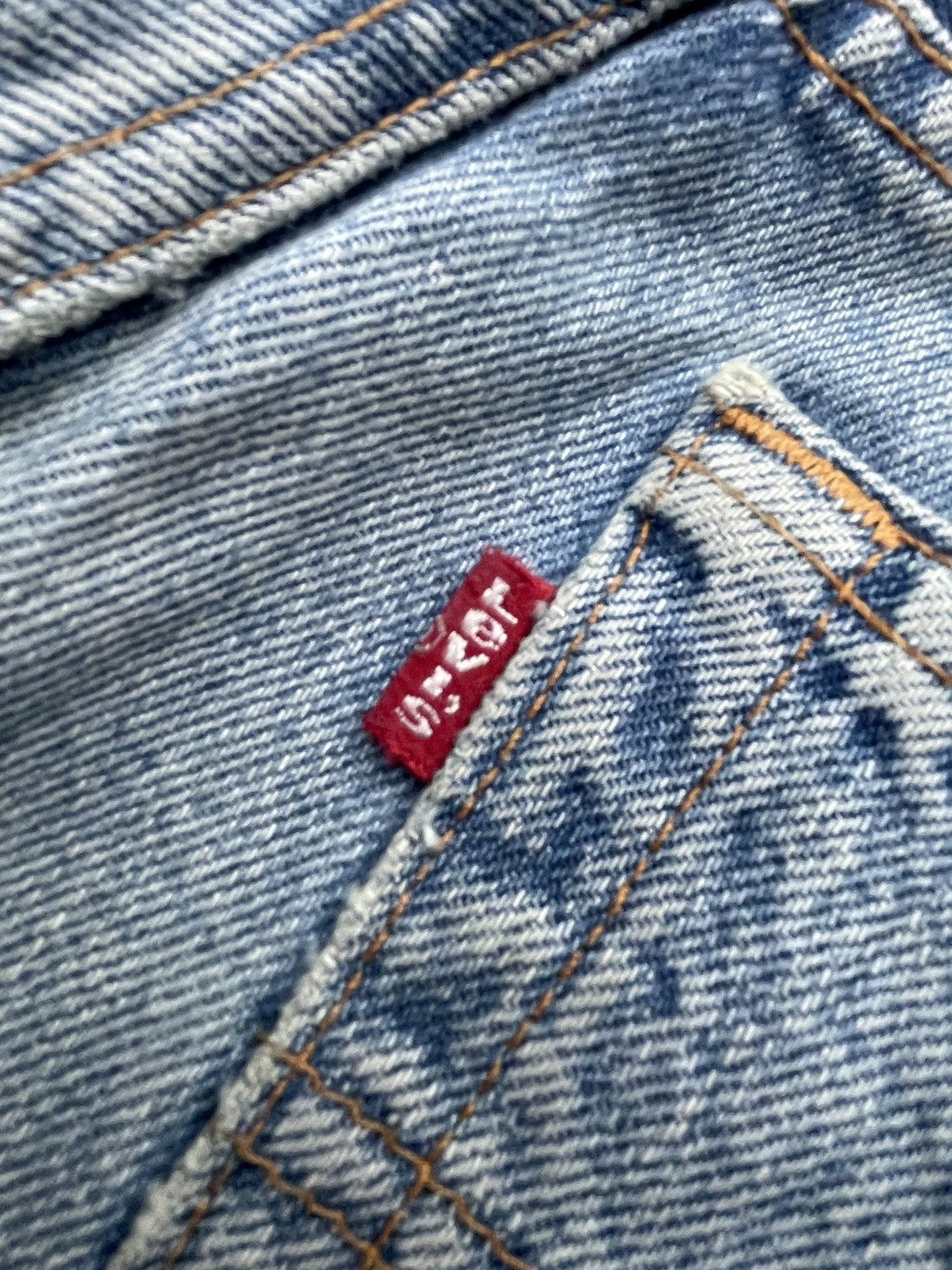 Levi's Vintage 1998 Levis 501 e Faded Stone Wash Size US 31 - 12 Thumbnail