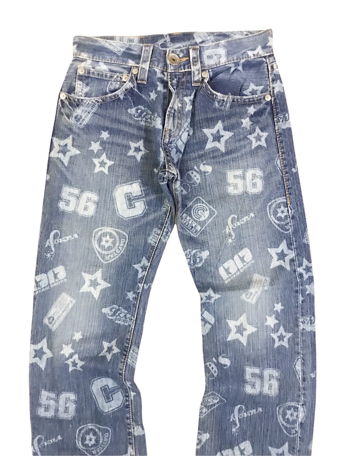 Japanese Brand Japanese Co&Lu All Overprint Jeans Hysteric Glamour Style Size US 29 - 3 Thumbnail