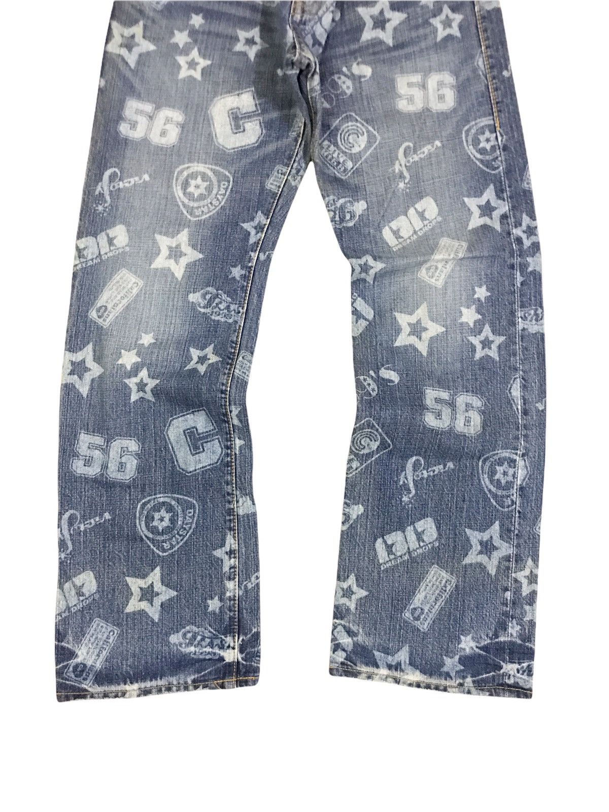 Japanese Brand Japanese Co&Lu All Overprint Jeans Hysteric Glamour Style Size US 29 - 5 Thumbnail