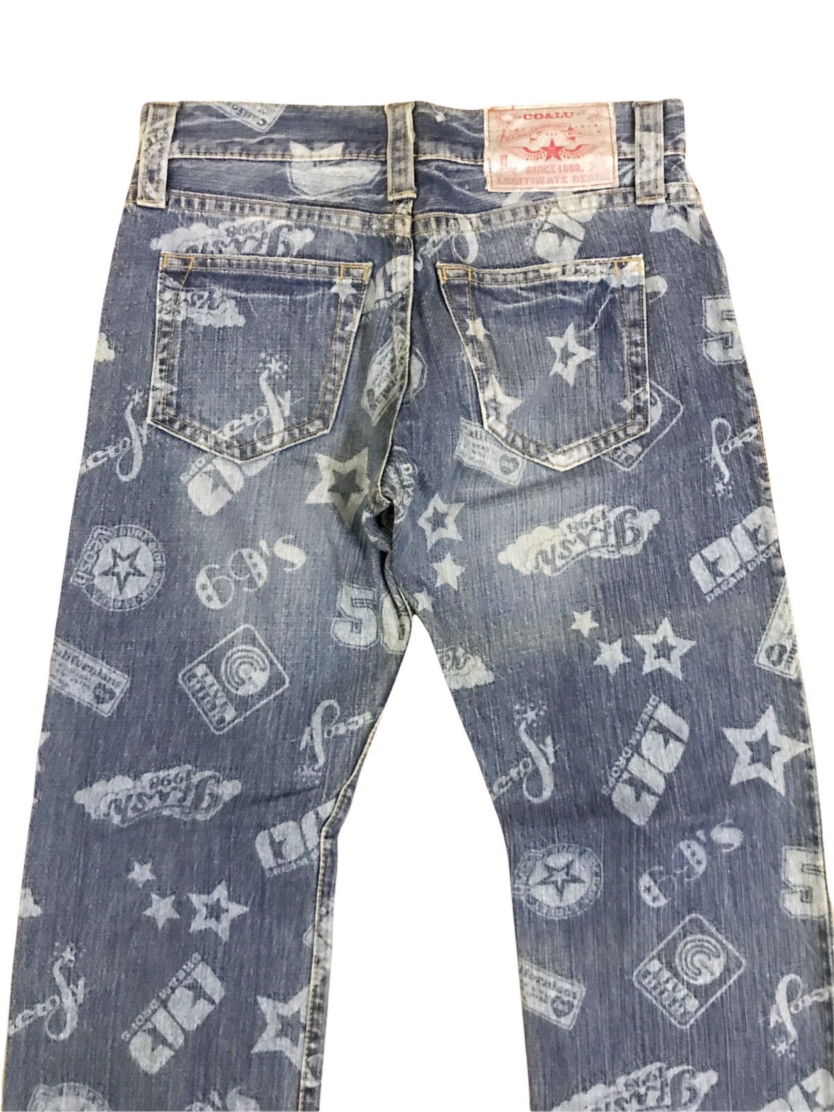 Japanese Brand Japanese Co&Lu All Overprint Jeans Hysteric Glamour Style Size US 29 - 4 Thumbnail