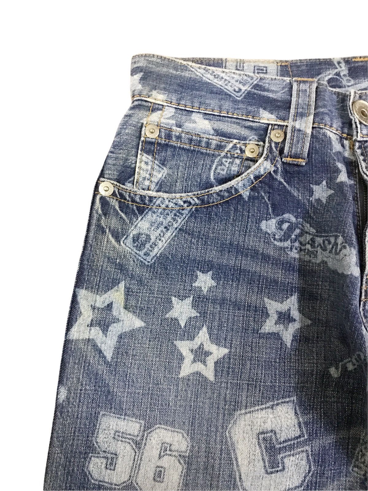 Japanese Brand Japanese Co&Lu All Overprint Jeans Hysteric Glamour Style Size US 29 - 7 Thumbnail