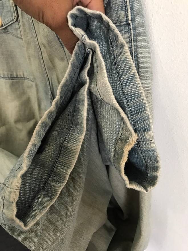 45rpm × Japanese Brand 45rpm R Side Back Logo Made in Japan Jeans Waist 32"x41.5" Size US 32 / EU 48 - 9 Thumbnail