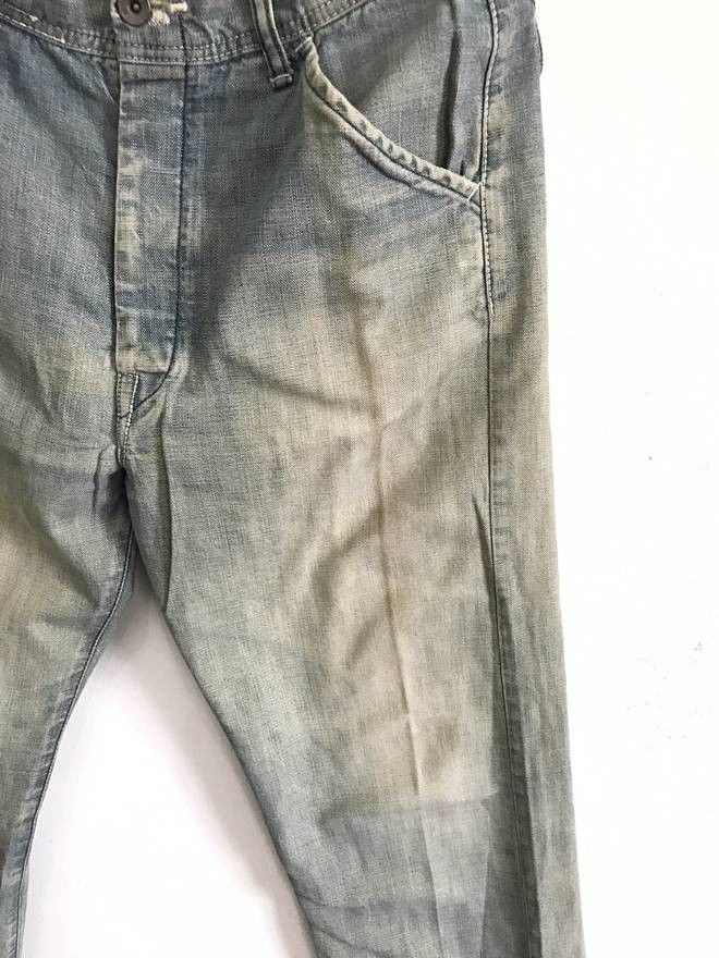 45rpm × Japanese Brand 45rpm R Side Back Logo Made in Japan Jeans Waist 32"x41.5" Size US 32 / EU 48 - 5 Thumbnail
