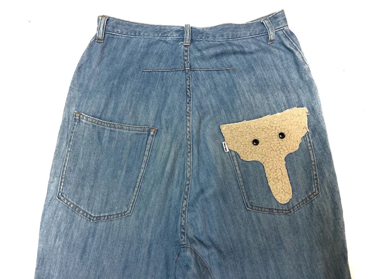Issey Miyake × Japanese Brand 90' Ne-Net by Issey Miyake Drop Crotch Iconic Cropped Pants Size US 28 / EU 44 - 3 Thumbnail
