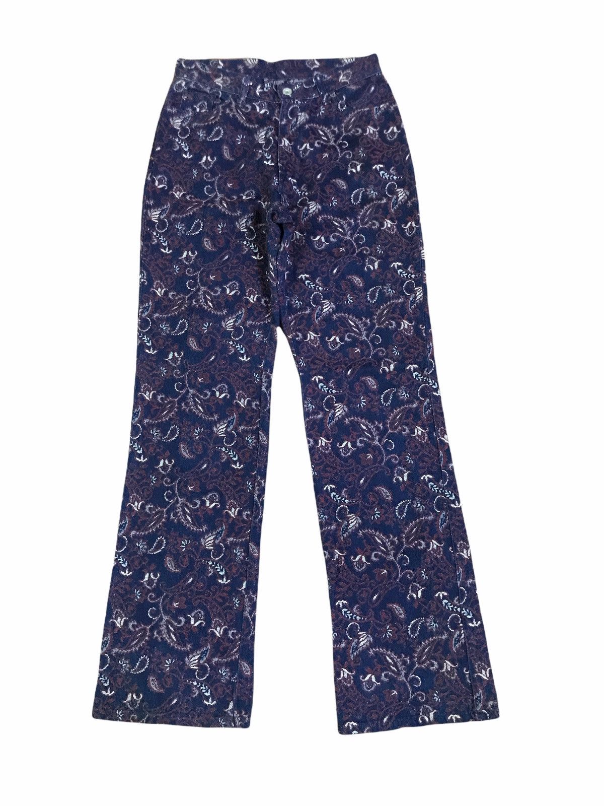 image of Indigo Paisley Jeans, Men's (Size 27)