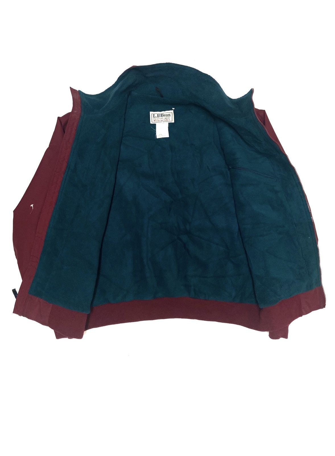 L.L. Bean × Vintage Vintage 90's LL Bean Logo Red Velvet Jacket Size Large Size US L / EU 52-54 / 3 - 3 Thumbnail