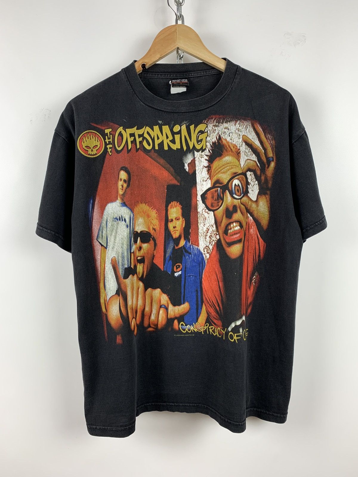 Band Tees 2000 Vintage The Offspring Conspiracy of One Band T-Shirt Size US L / EU 52-54 / 3 - 1 Thumbnail