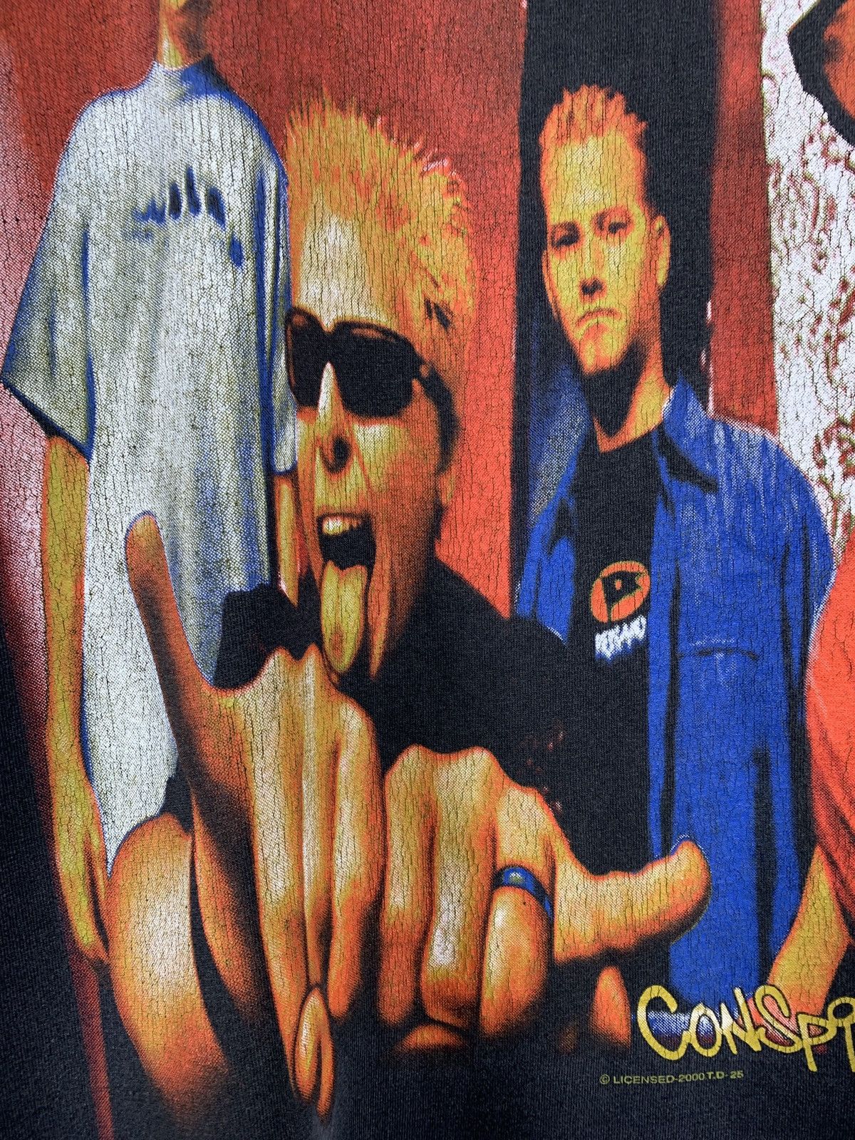 Band Tees 2000 Vintage The Offspring Conspiracy of One Band T-Shirt Size US L / EU 52-54 / 3 - 8 Thumbnail