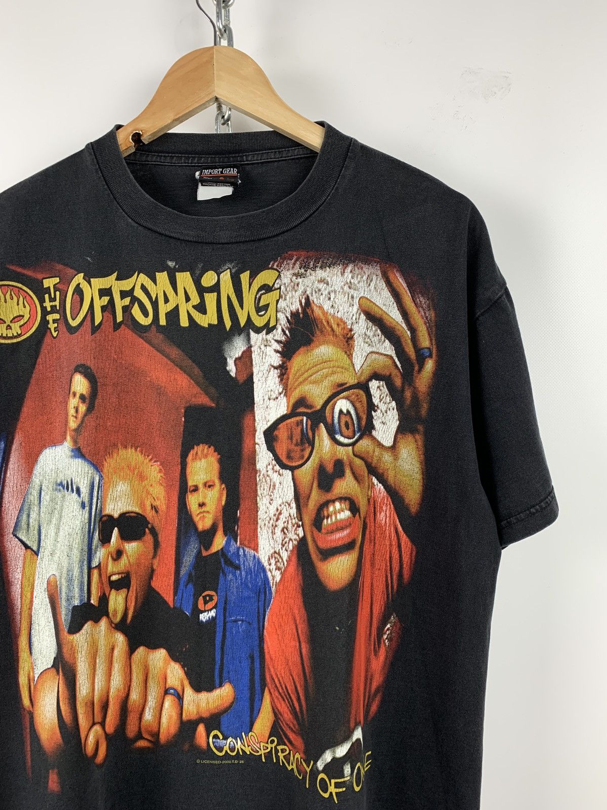 Band Tees 2000 Vintage The Offspring Conspiracy of One Band T-Shirt Size US L / EU 52-54 / 3 - 3 Thumbnail