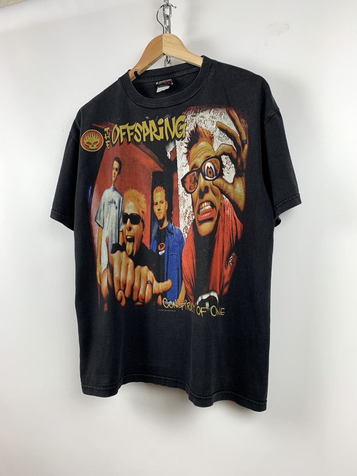 Band Tees 2000 Vintage The Offspring Conspiracy of One Band T-Shirt Size US L / EU 52-54 / 3 - 5 Thumbnail