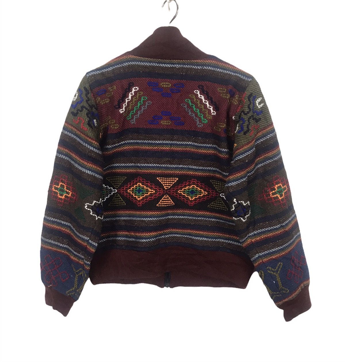 Other Wool zipper jacket embroidered Navajo by malaika Size US M / EU 48-50 / 2 - 2 Thumbnail