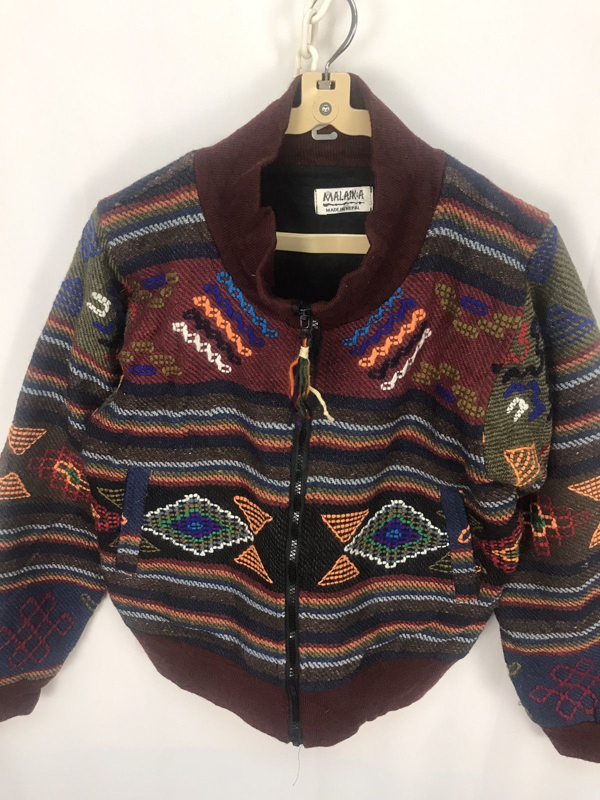 Other Wool zipper jacket embroidered Navajo by malaika Size US M / EU 48-50 / 2 - 7 Thumbnail