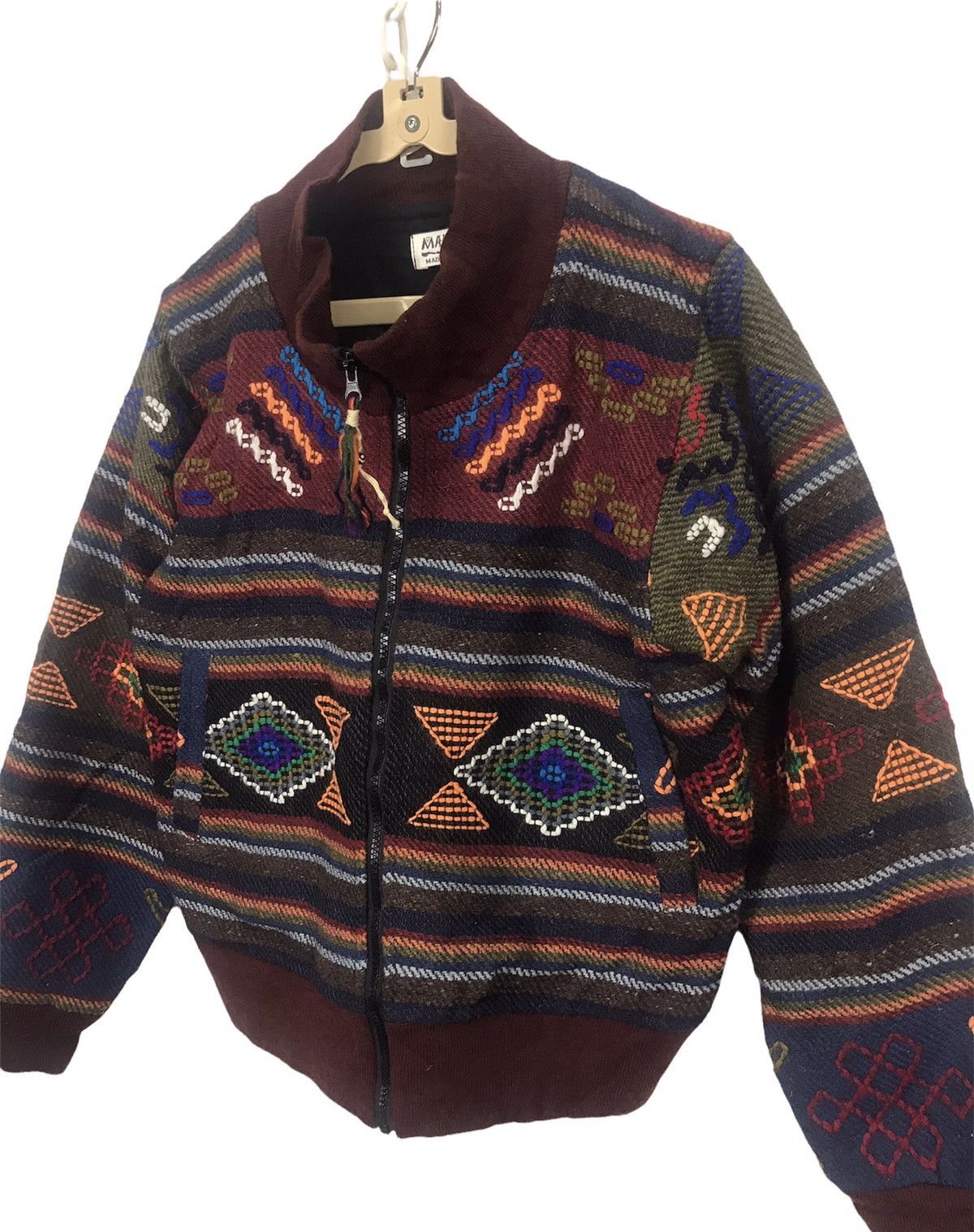 Other Wool zipper jacket embroidered Navajo by malaika Size US M / EU 48-50 / 2 - 3 Thumbnail