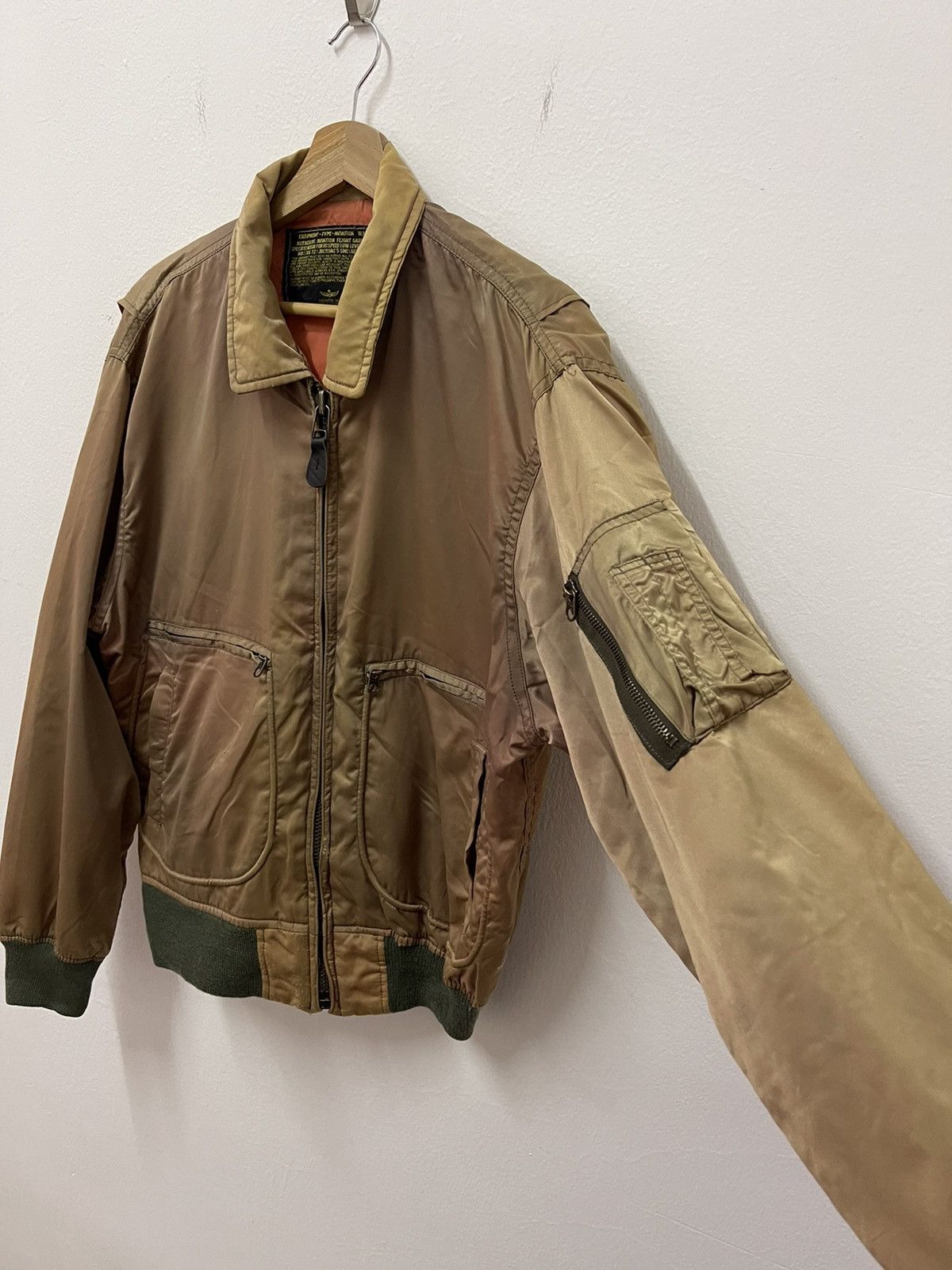 Vintage Vintage Us Marine Military Flag Embroidery Bomber Jacket Size US L / EU 52-54 / 3 - 6 Thumbnail