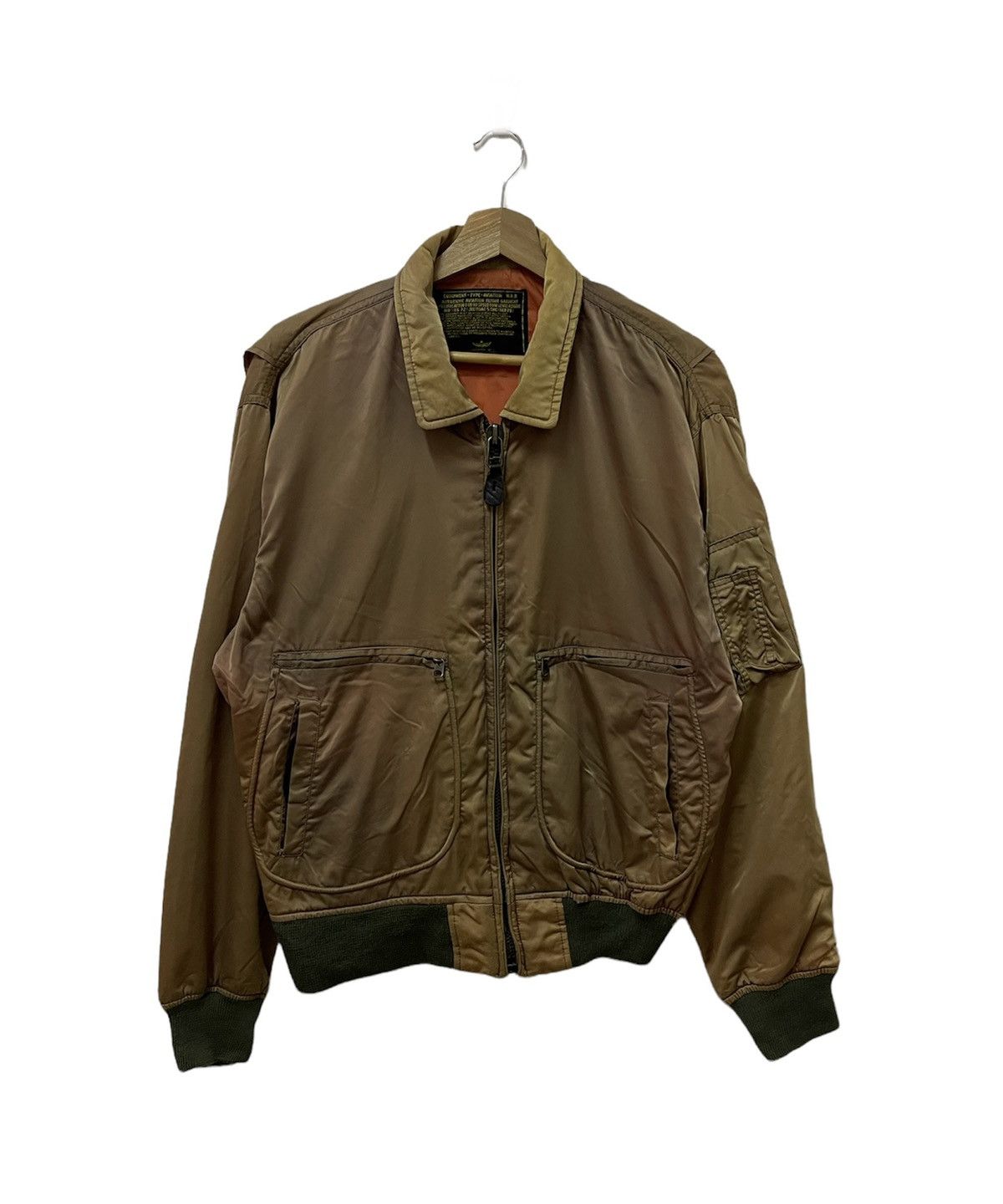 Vintage Vintage Us Marine Military Flag Embroidery Bomber Jacket Size US L / EU 52-54 / 3 - 4 Thumbnail