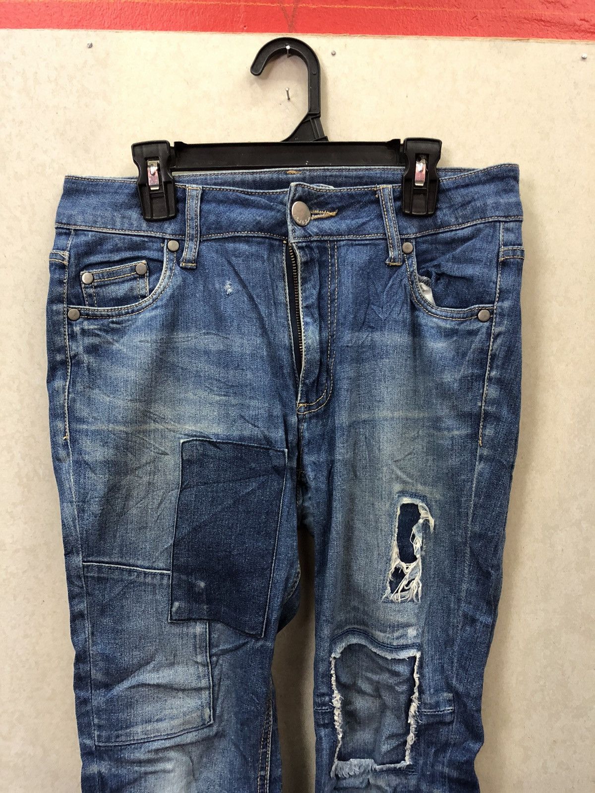 Japanese Brand Back & Forth skinny denim Size US 29 - 3 Thumbnail