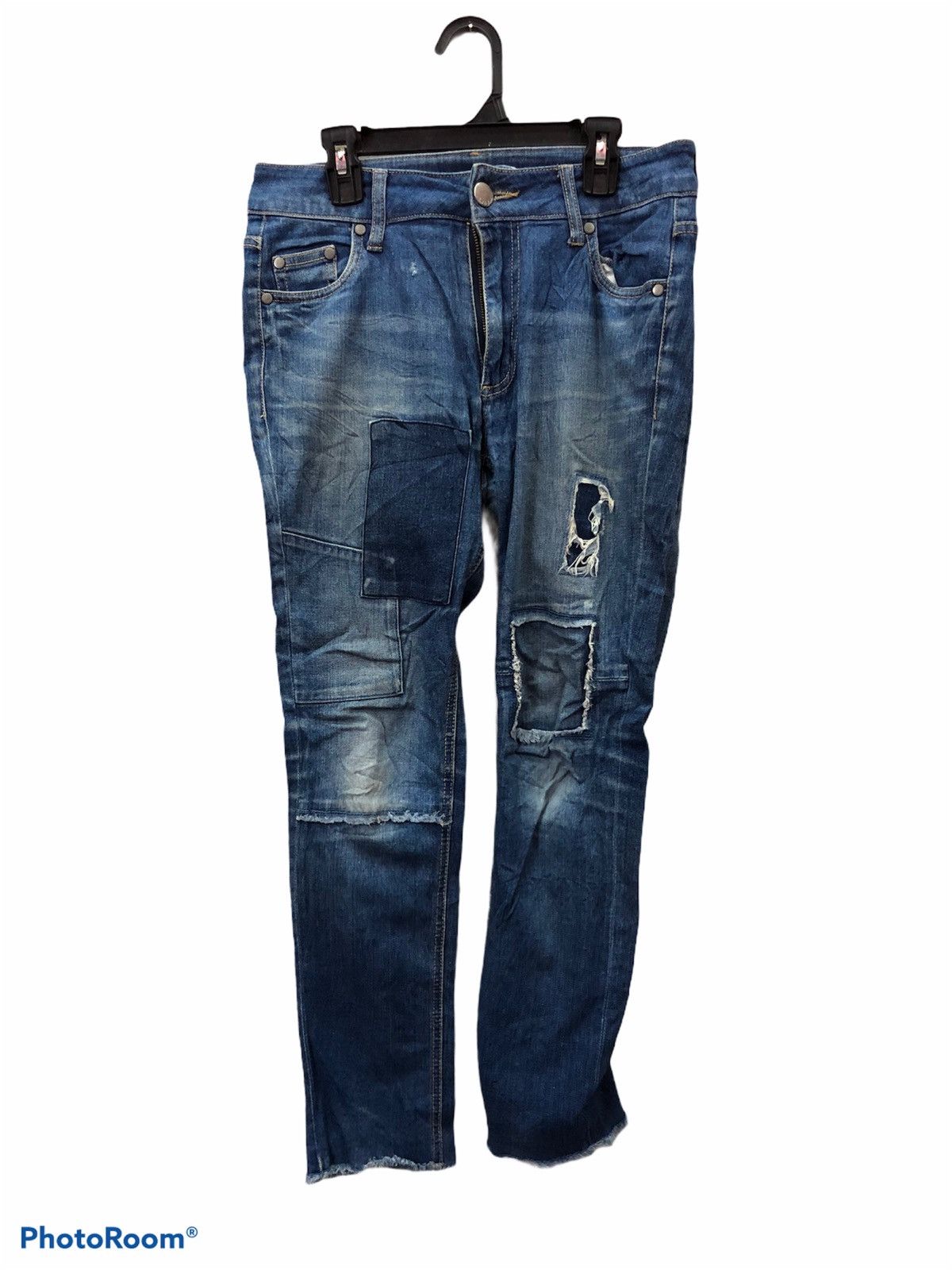 Japanese Brand Back & Forth skinny denim Size US 29 - 1 Thumbnail