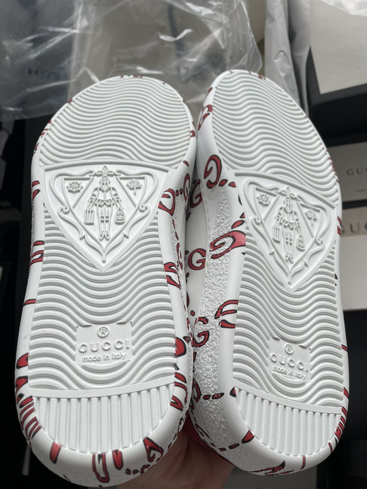 Gucci Brand New Limited Edition Runway Apollo Leather ACE Sneaker Size US 6.5 / EU 39-40 - 5 Thumbnail