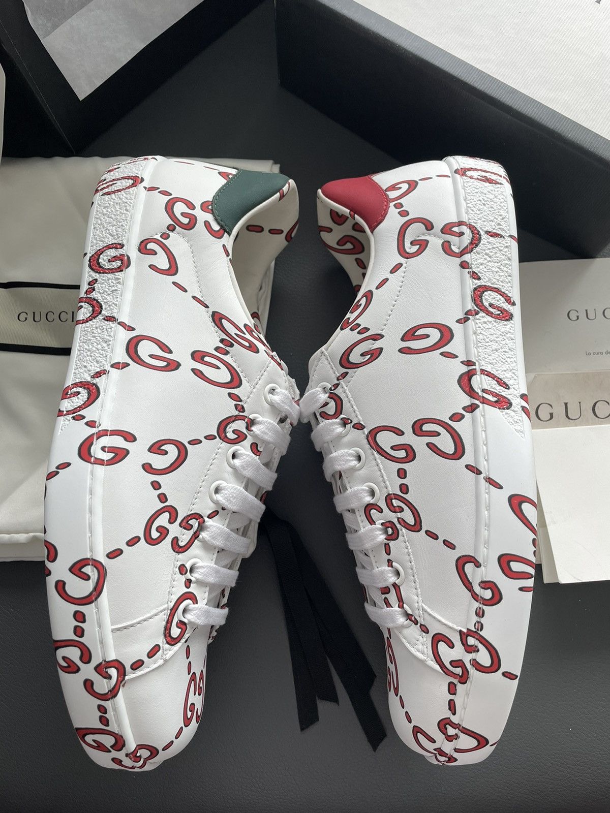 Gucci Brand New Limited Edition Runway Apollo Leather ACE Sneaker Size US 6.5 / EU 39-40 - 2 Thumbnail