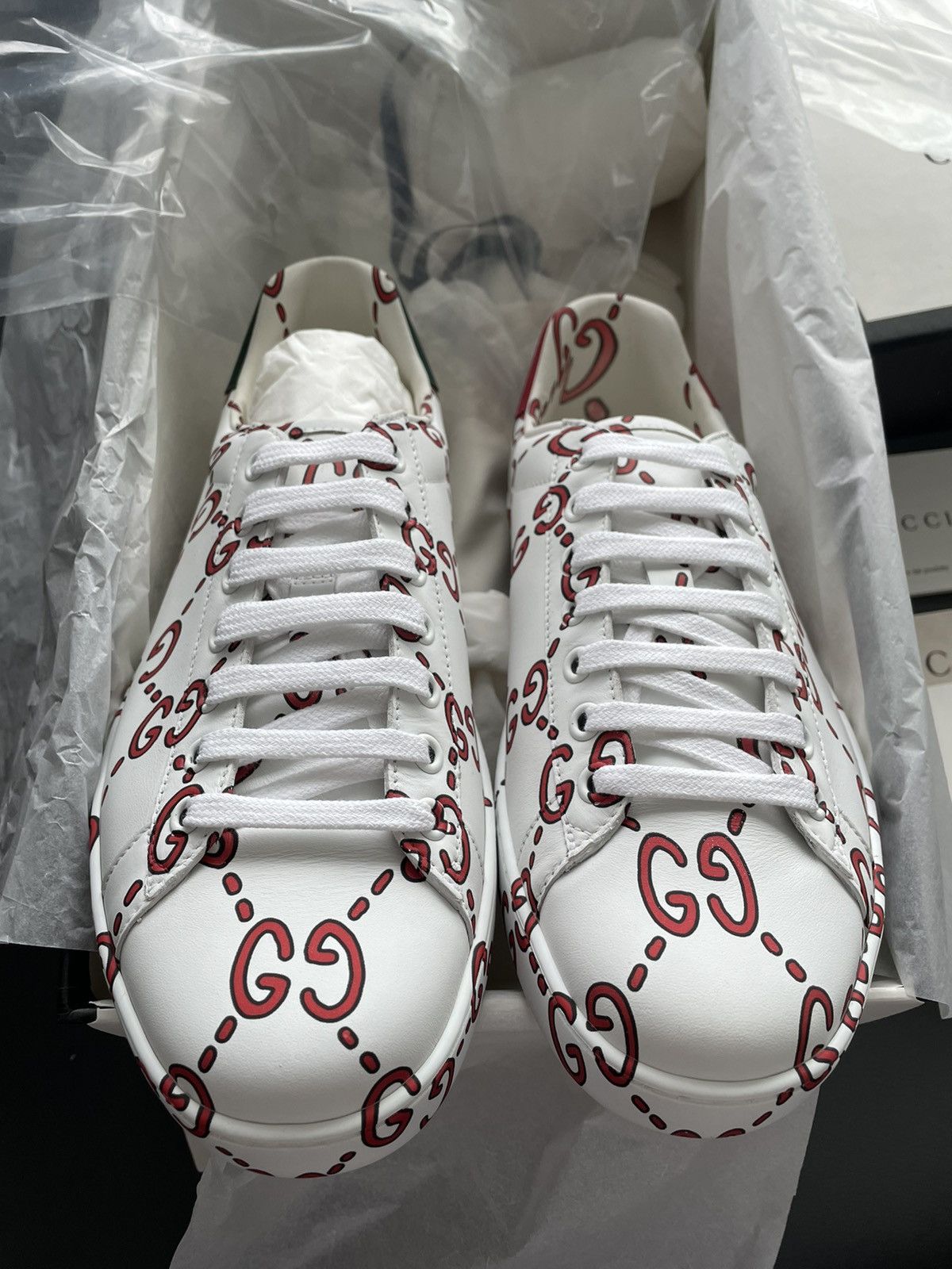 Gucci Brand New Limited Edition Runway Apollo Leather ACE Sneaker Size US 6.5 / EU 39-40 - 13 Thumbnail