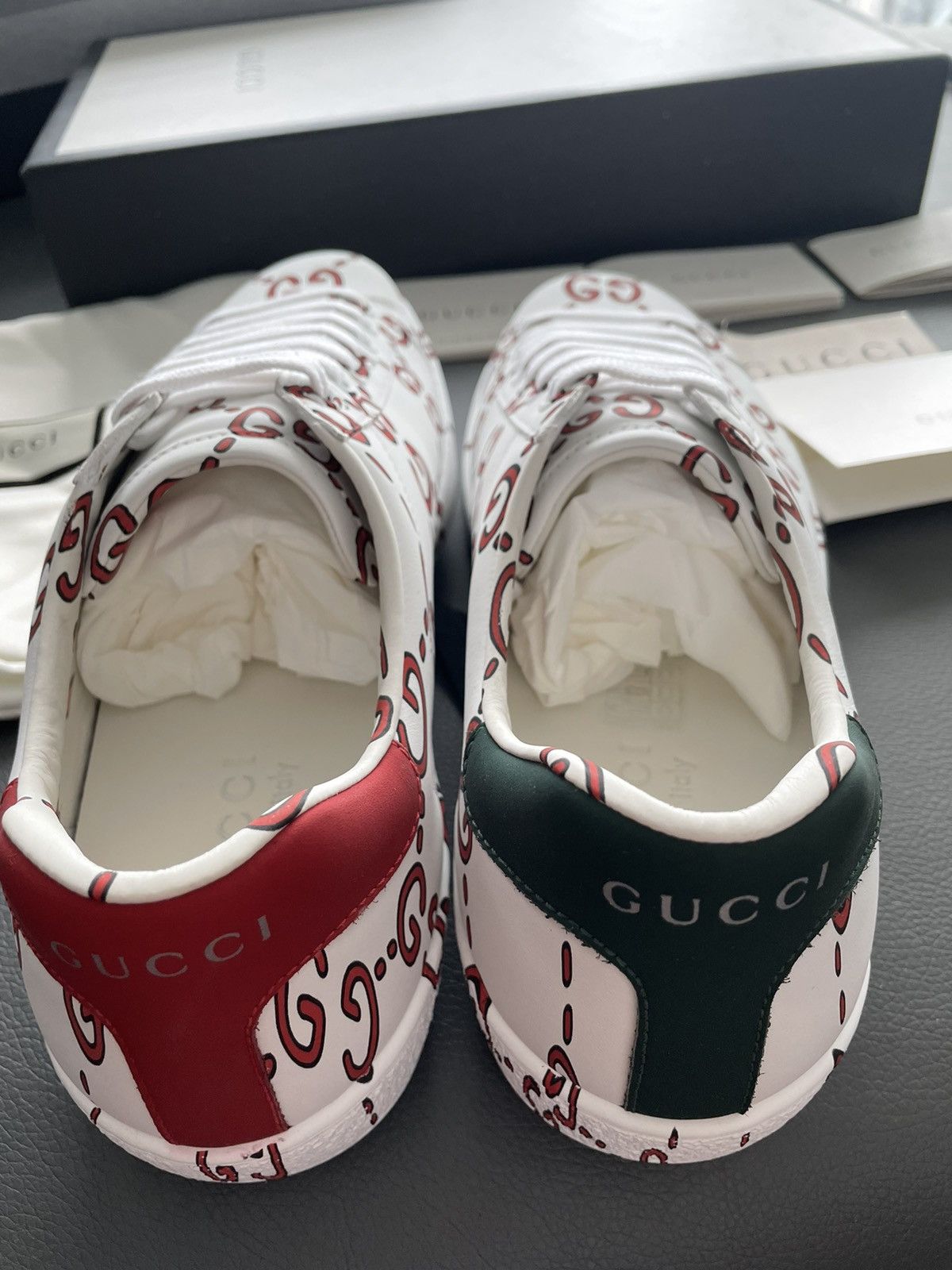 Gucci Brand New Limited Edition Runway Apollo Leather ACE Sneaker Size US 6.5 / EU 39-40 - 8 Thumbnail