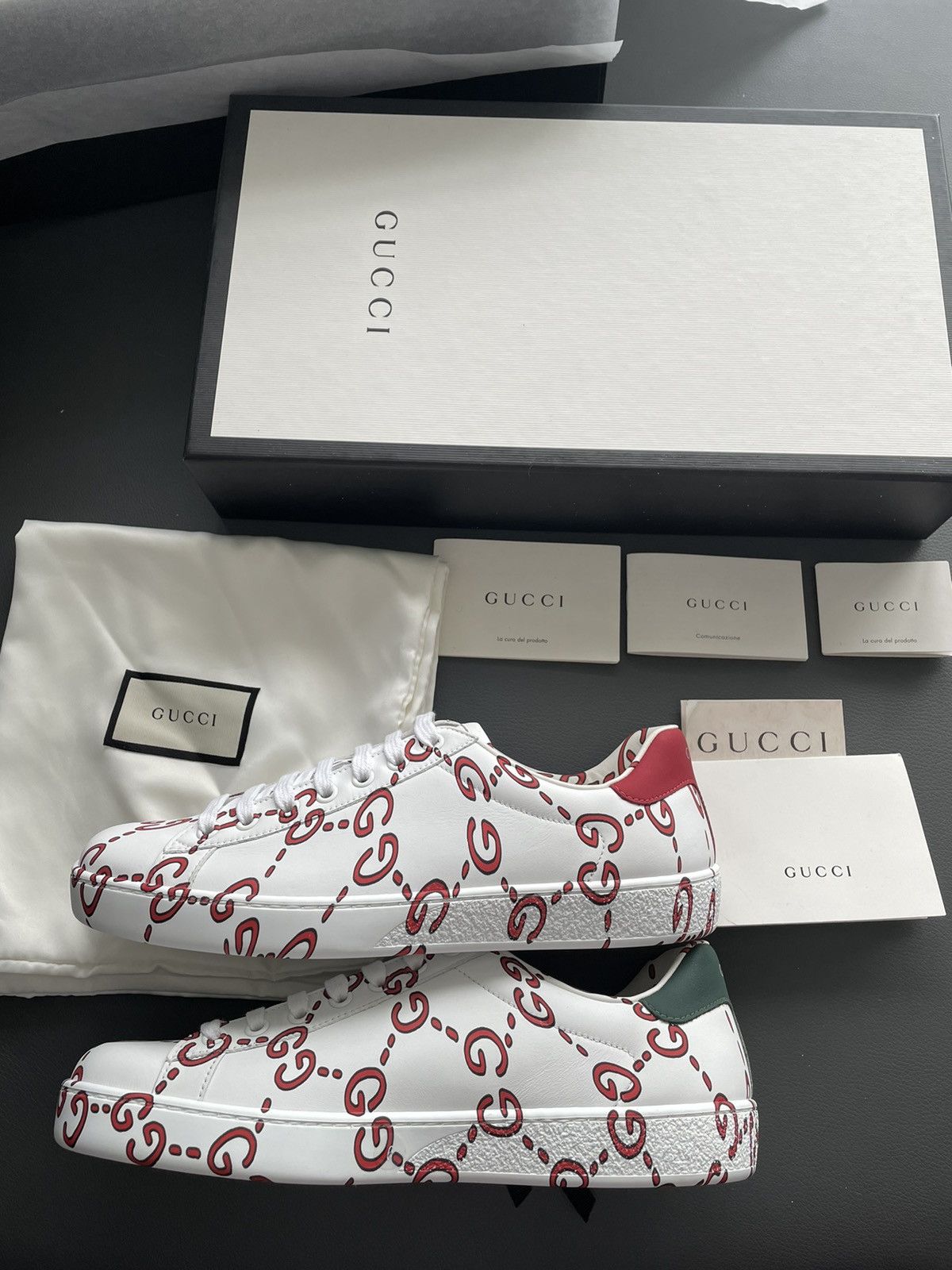 Gucci Brand New Limited Edition Runway Apollo Leather ACE Sneaker Size US 6.5 / EU 39-40 - 1 Thumbnail