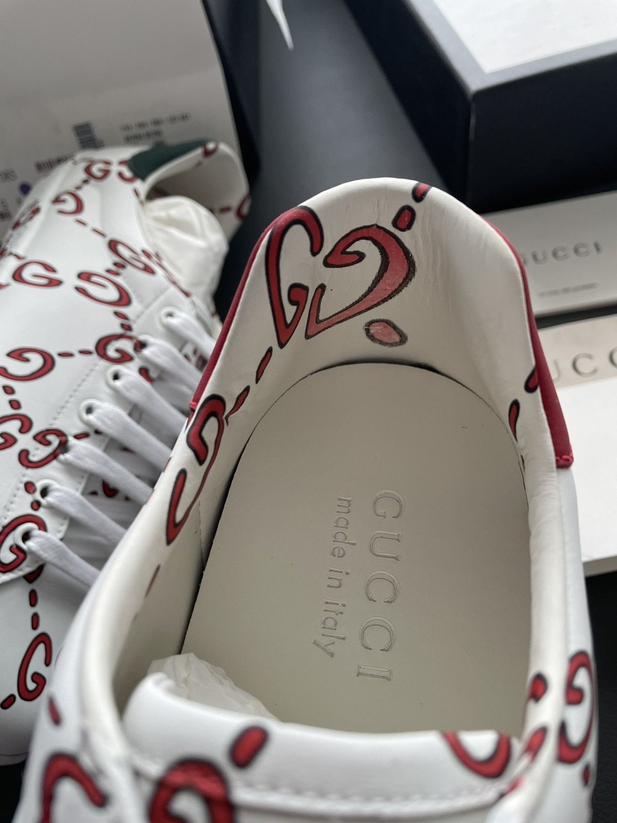 Gucci Brand New Limited Edition Runway Apollo Leather ACE Sneaker Size US 6.5 / EU 39-40 - 16 Thumbnail