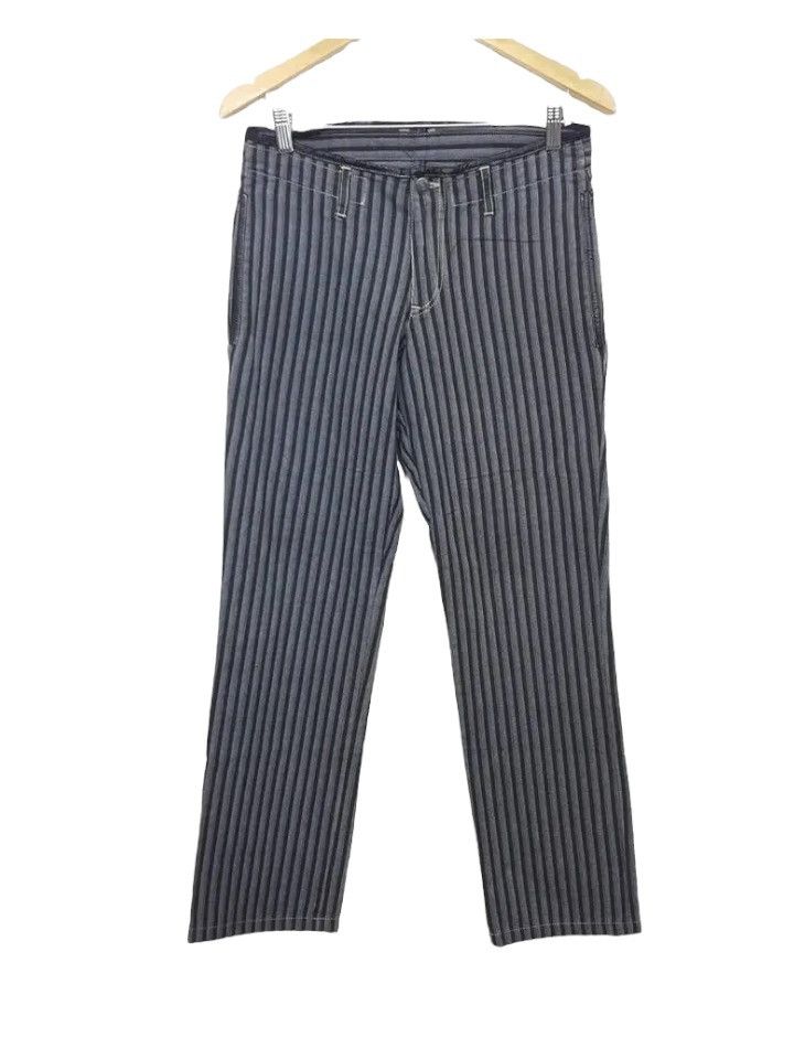 Japanese Brand Monsieur Nicole Vertical Striped Pant Size US 30 / EU 46 - 2 Thumbnail