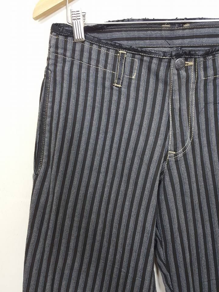 Japanese Brand Monsieur Nicole Vertical Striped Pant Size US 30 / EU 46 - 3 Thumbnail