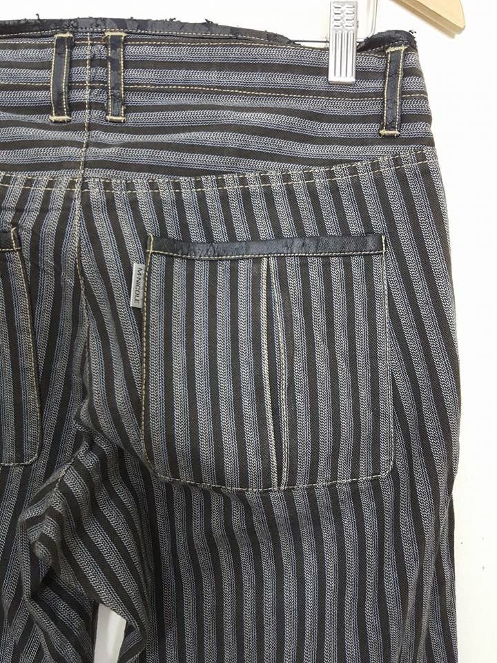 Japanese Brand Monsieur Nicole Vertical Striped Pant Size US 30 / EU 46 - 5 Thumbnail
